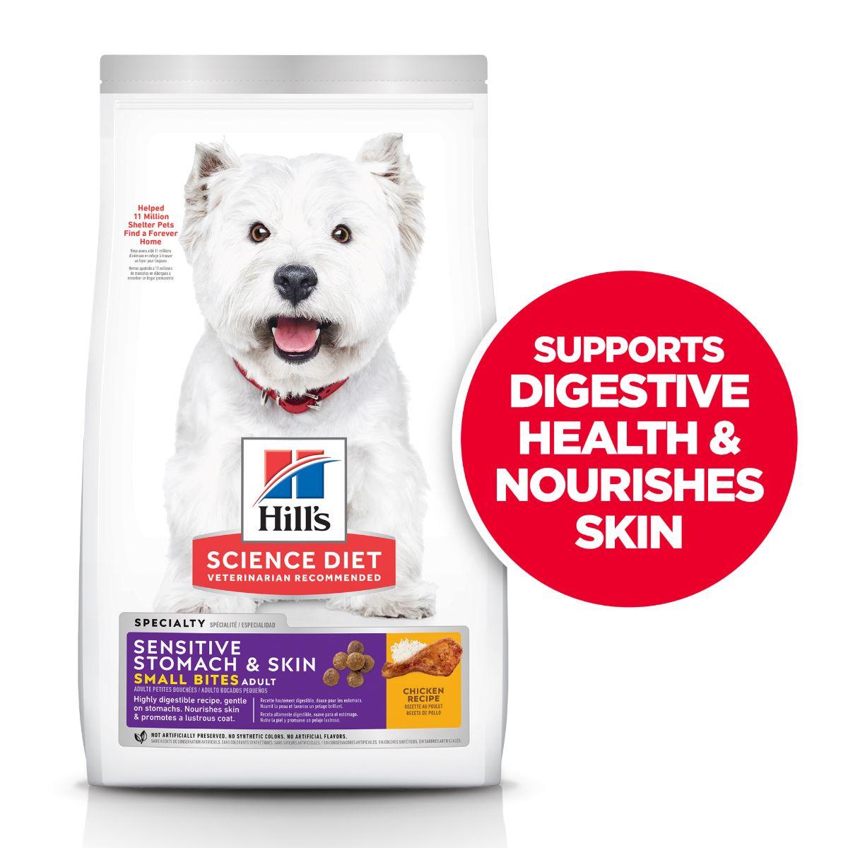 Hill's Science Diet Sensitive Skin & Stomach Adult Small Bites Dry Dog Food 6.80kg