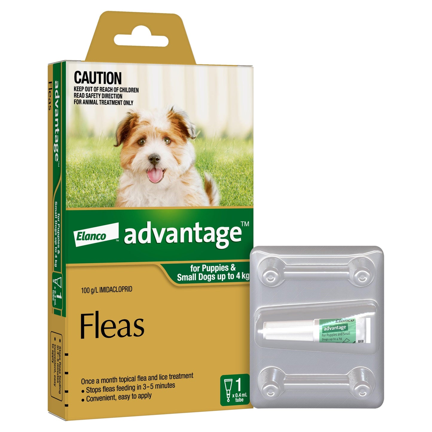 Advantage Spot-On Flea Treatment <4kg Dog