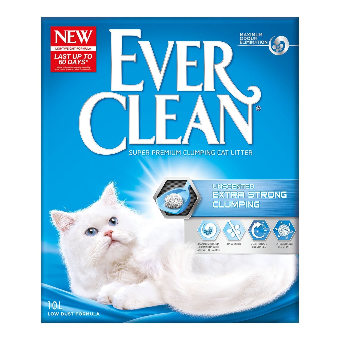 Ever Clean Unscented Extra Strong Clumping Cat Litter