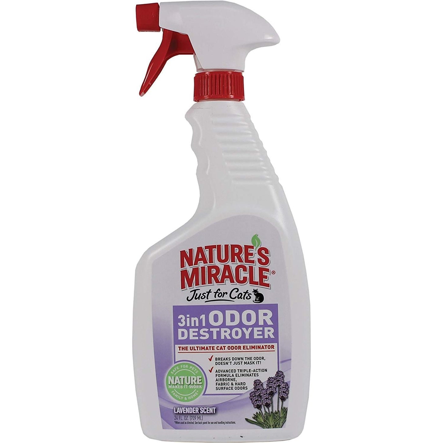 Nature's Miracle Just for Cats 3-in-1 Lavendar Odor Destroyer