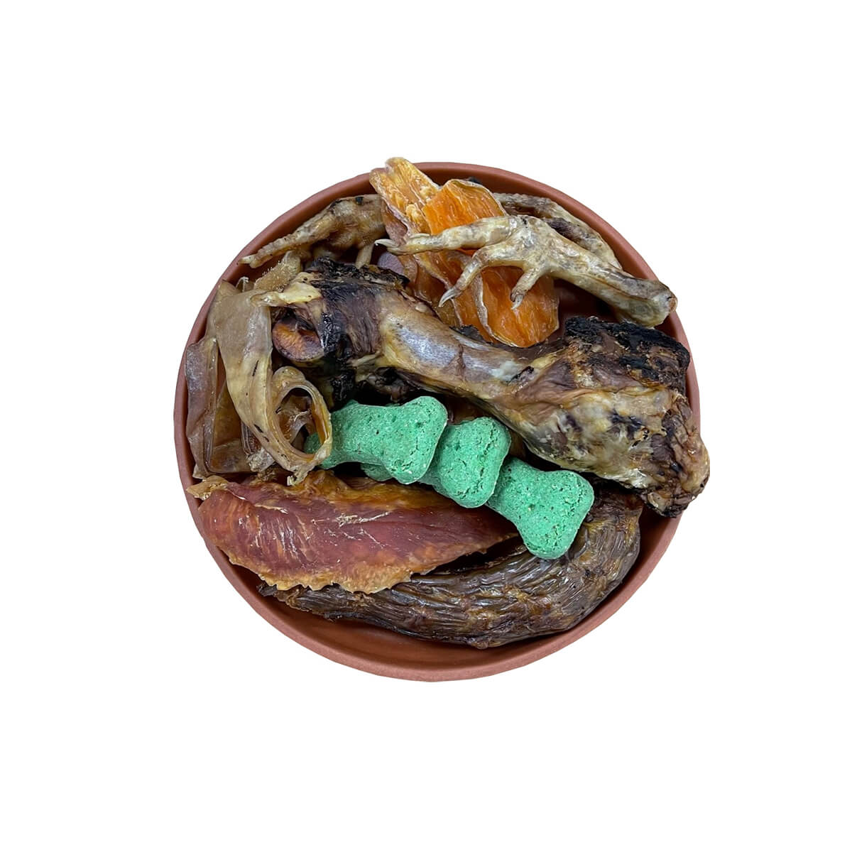 Black Dog Edible XM21 Bowl Christmas Feast Dog Treats