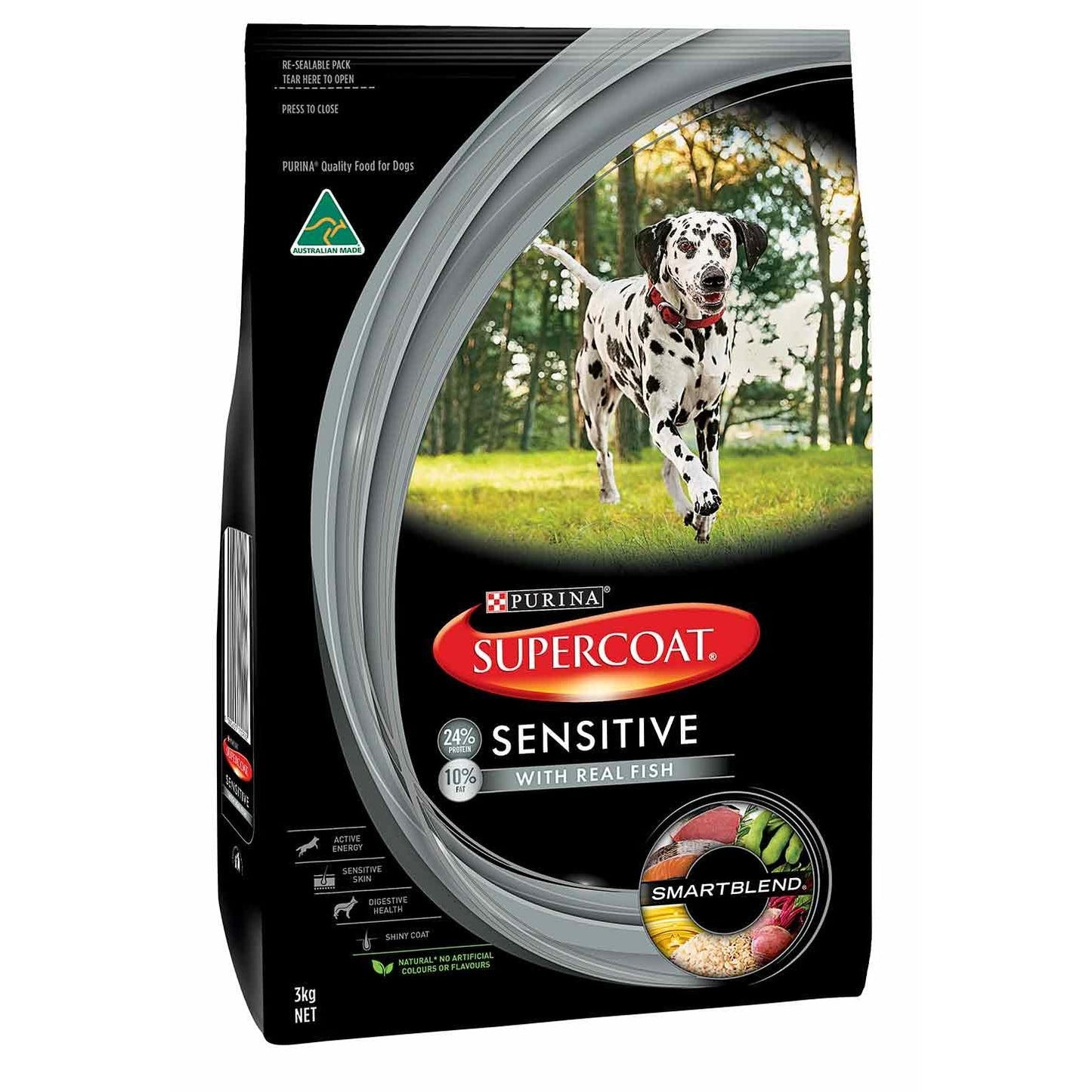 Supercoat Smartblend Sensitive Adult Fish Dry Dog Food
