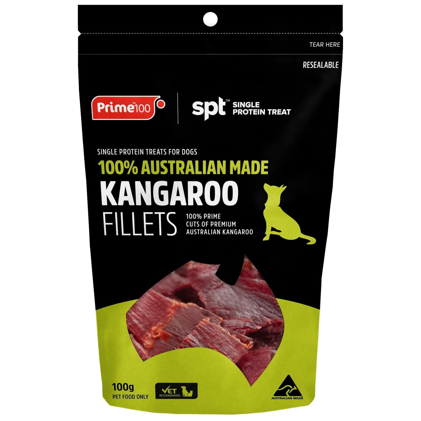 Prime100 Kangaroo Fillet Dog Treats
