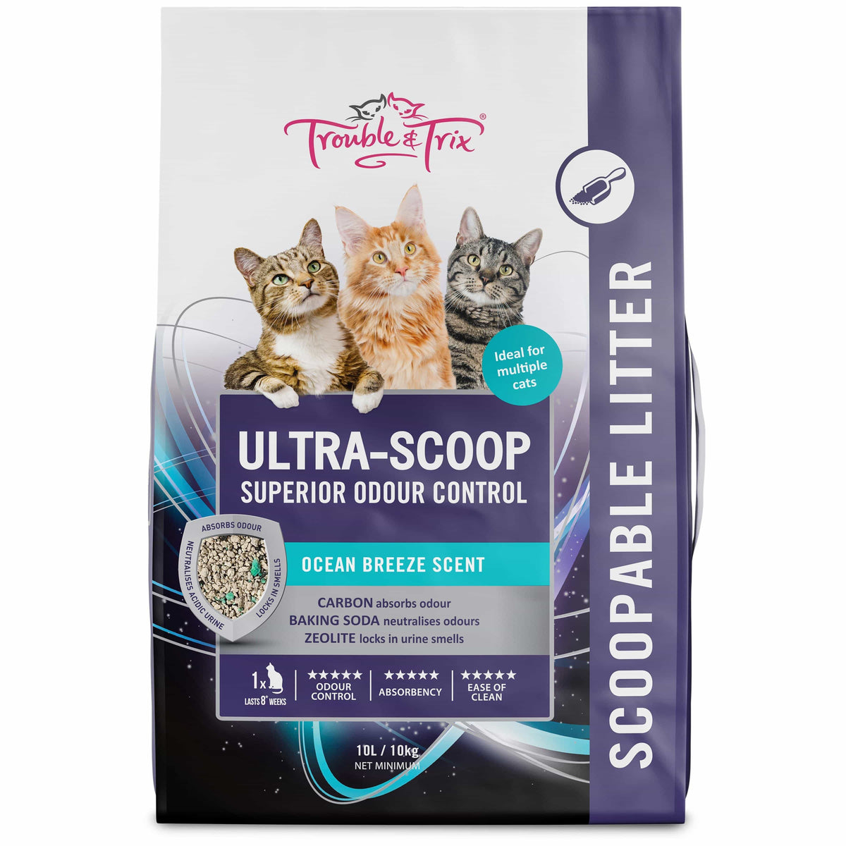 Trouble N Trix Ultra Scoop Clumping Cat Litter