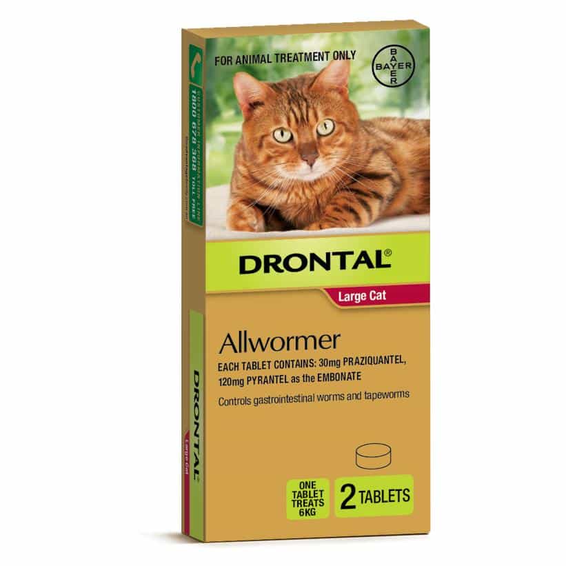 Drontal Ellipsoid Allwormer 6kg Large Cats