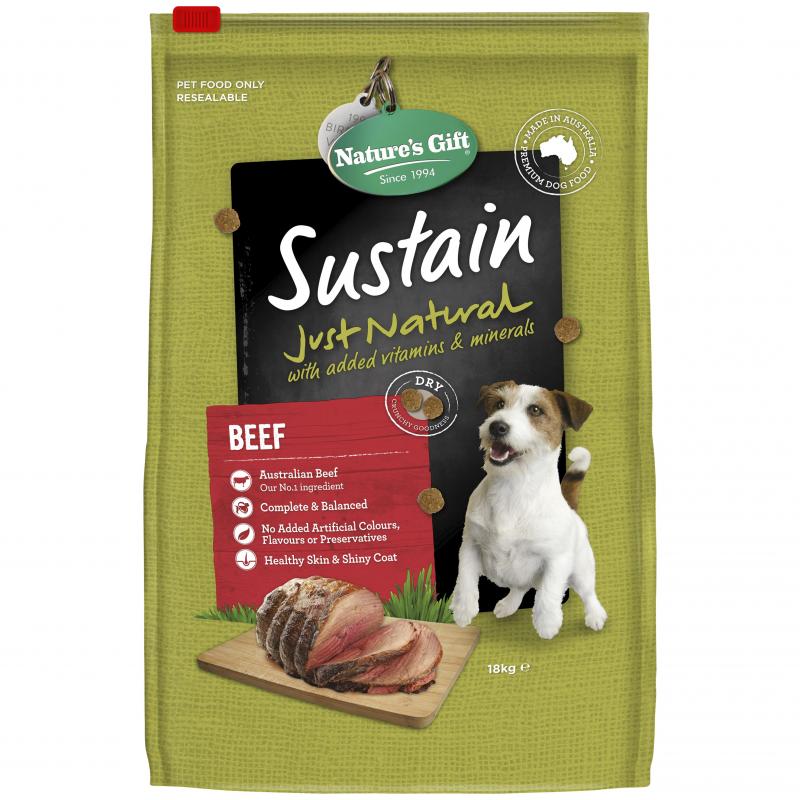 Nature's Gift Sustain Adult Beef Dry Dog Food