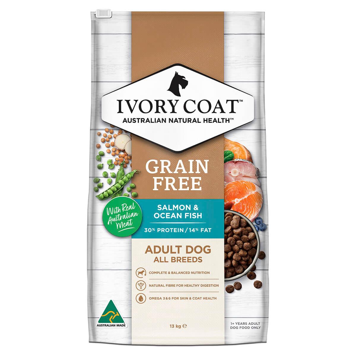 Ivory Coat Grain Free Adult Ocean Fish & Salmon Dry Dog Food