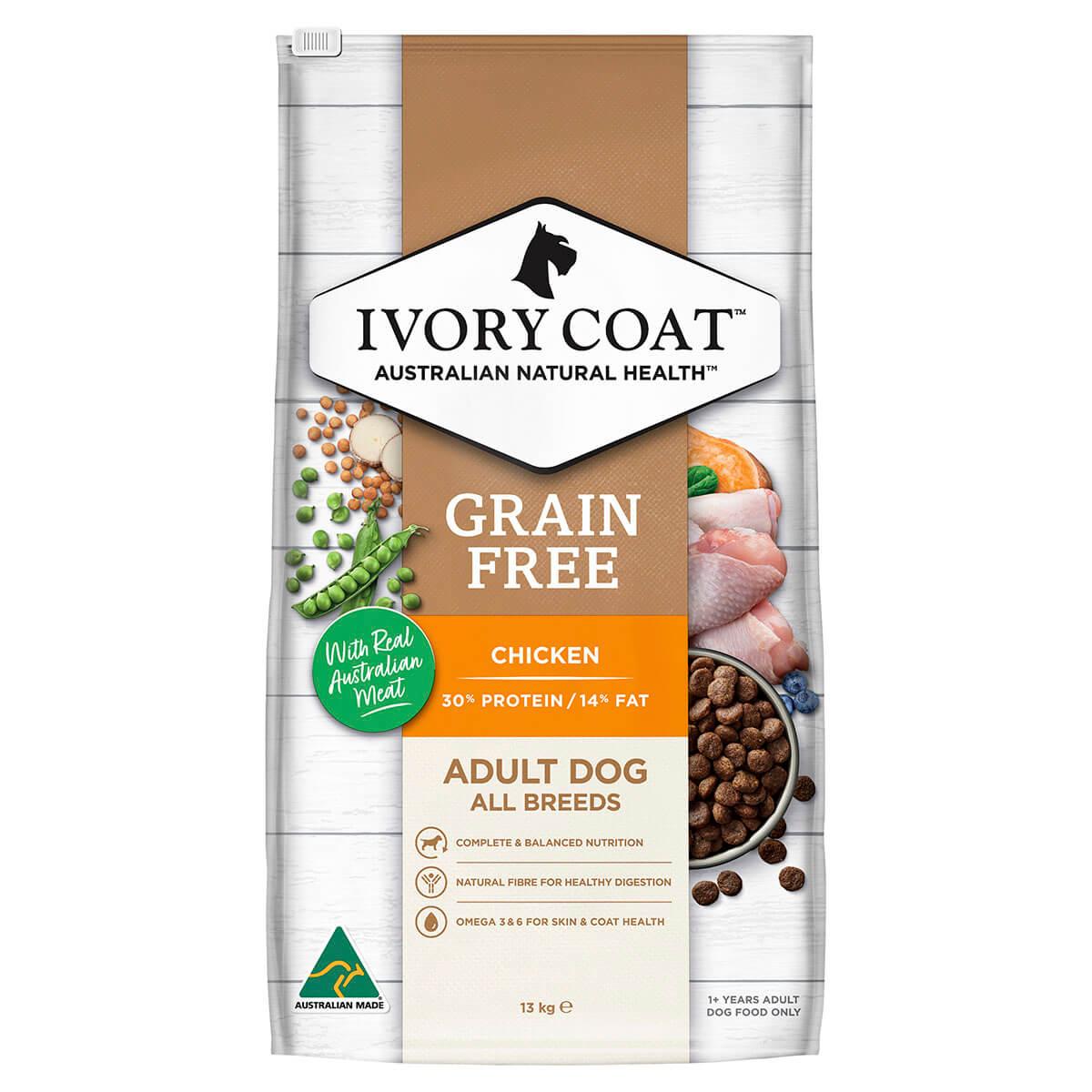 Ivory Coat Grain Free Adult Chicken & Coconut Oil Dry Dog Food