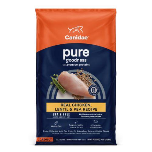 Canidae Pure Dog Grain Free Adult Chicken, Lentil & Pea Dry Dog Food