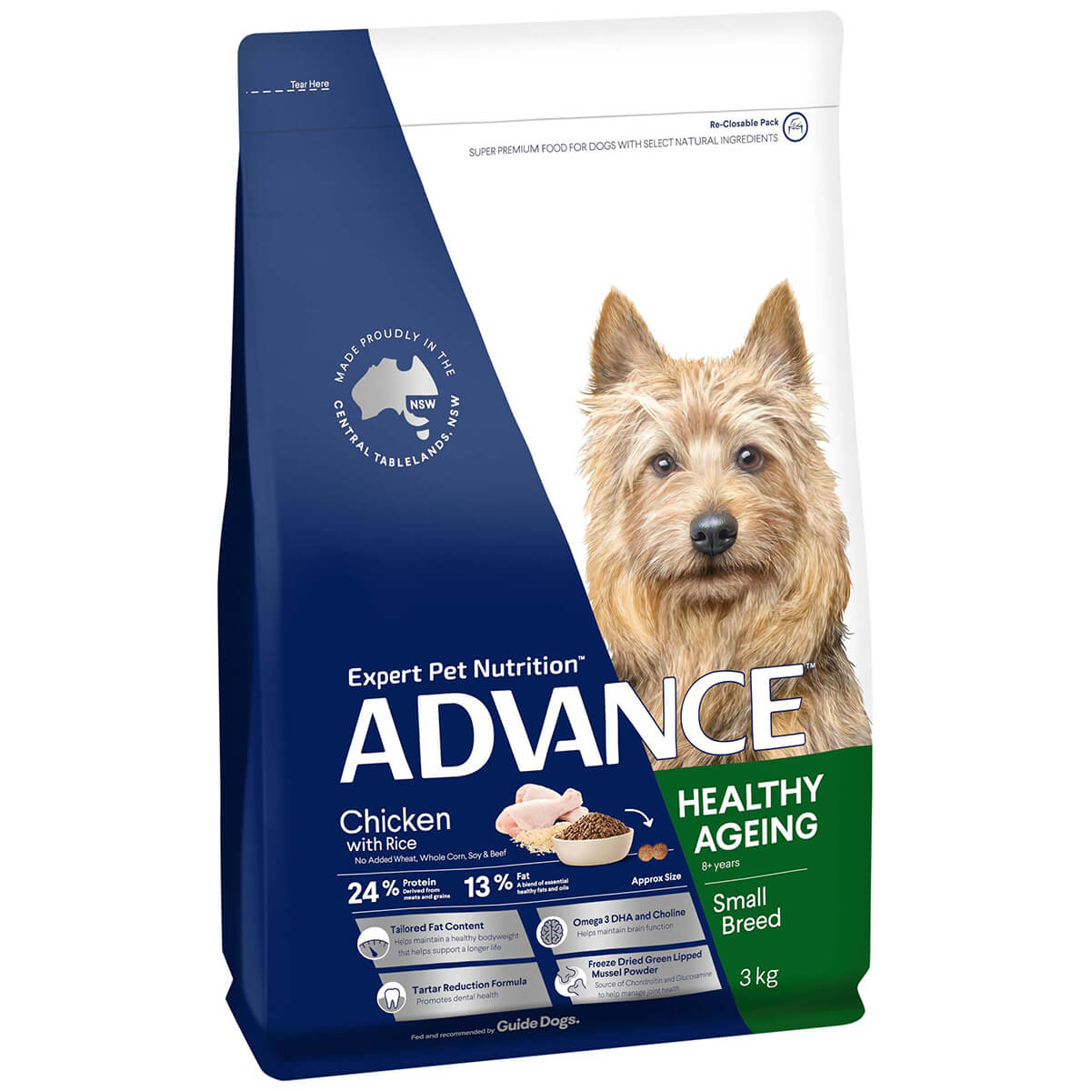 Advance Mature Toy & Small Breed Chicken & Turkey Dry Dog Food