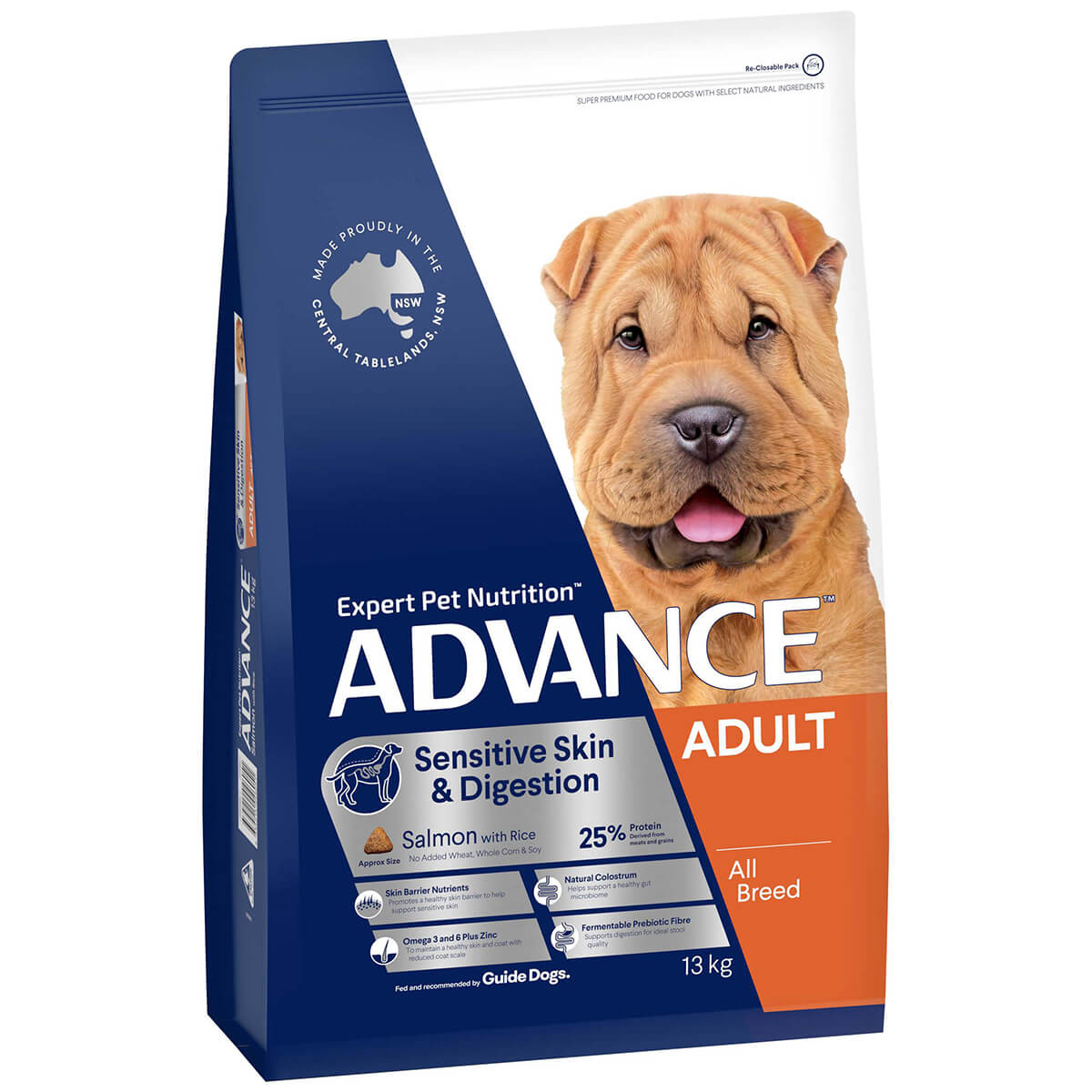 Advance Sensitive Skin & Digestion Adult Salmon Dry Dog Food