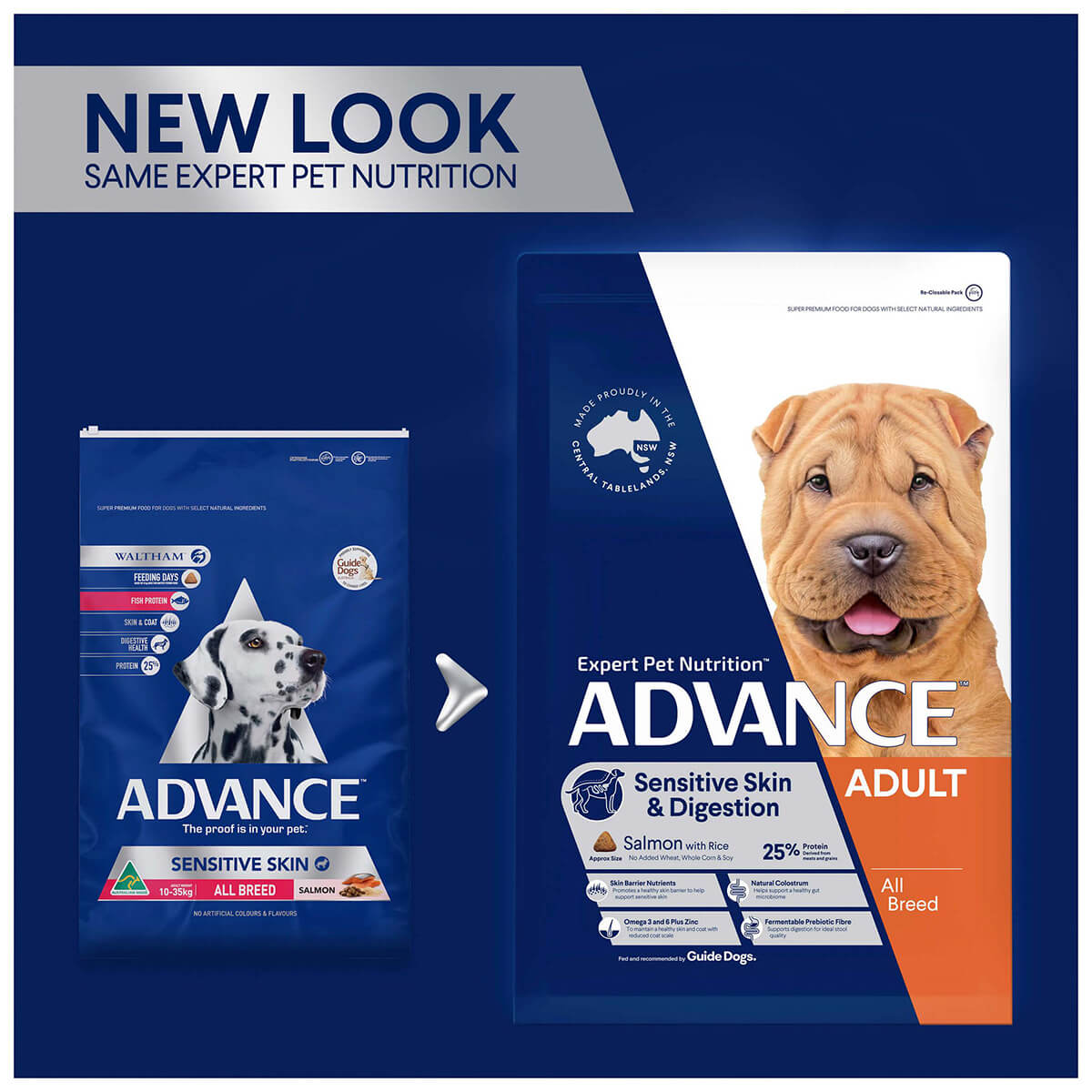 Advance Sensitive Skin & Digestion Adult Salmon Dry Dog Food