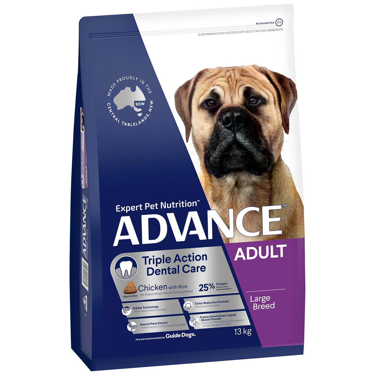 Advance Large Breed Triple Action Dental Care Chicken Dry Dog Food