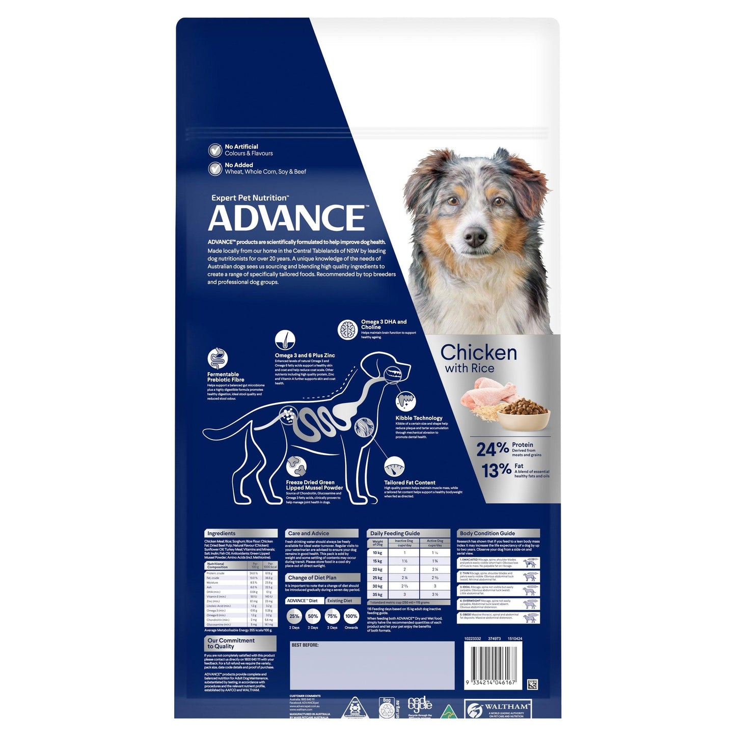 Advance Mature Medium Breed Chicken Dry Dog Food