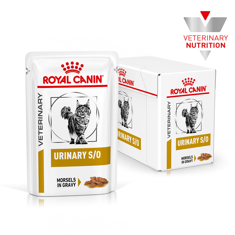 ROYAL CANIN VETERINARY DIET Urinary S/O Adult Wet Cat Food Pouches