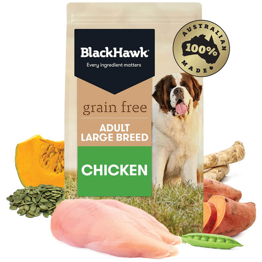 Black Hawk Grain Free Large Breed Adult Chicken Dry Dog Food