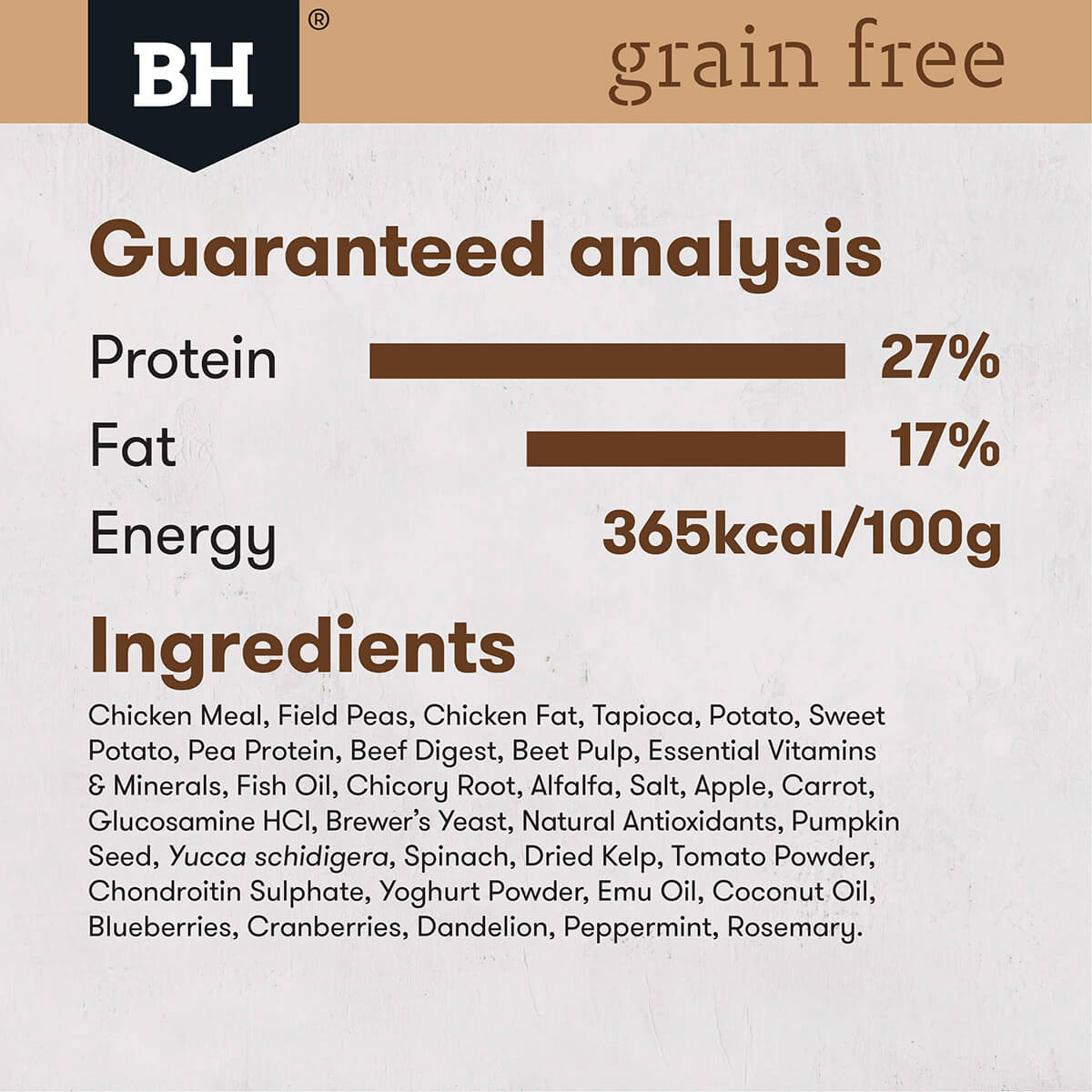 Black Hawk Grain Free Large Breed Adult Chicken Dry Dog Food