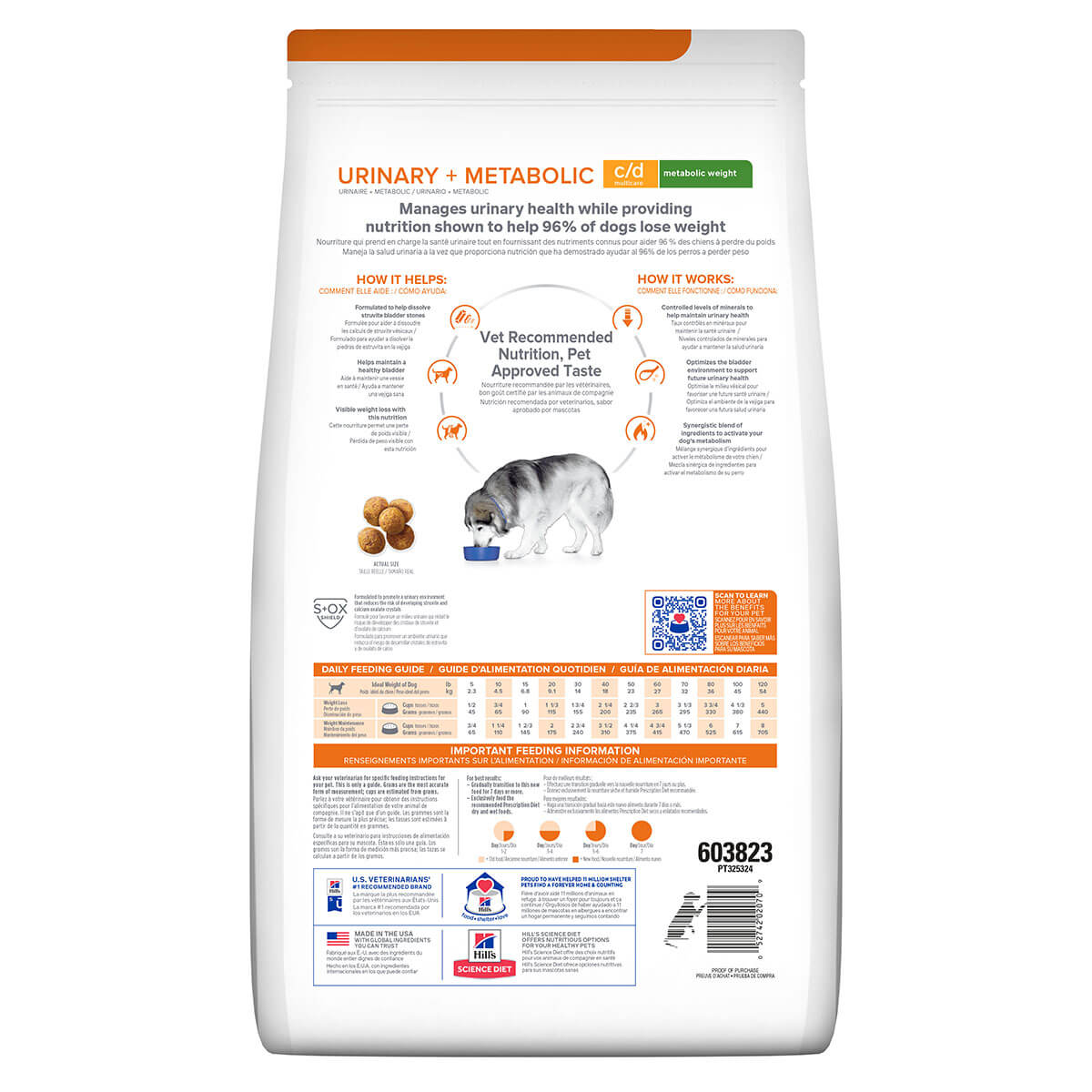 Hill's Prescription Diet Metabolic & Urinary Dry Dog Food