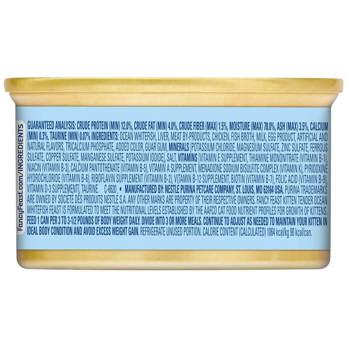 Fancy Feast Kitten Tender Ocean Whitefish Wet Cat Food