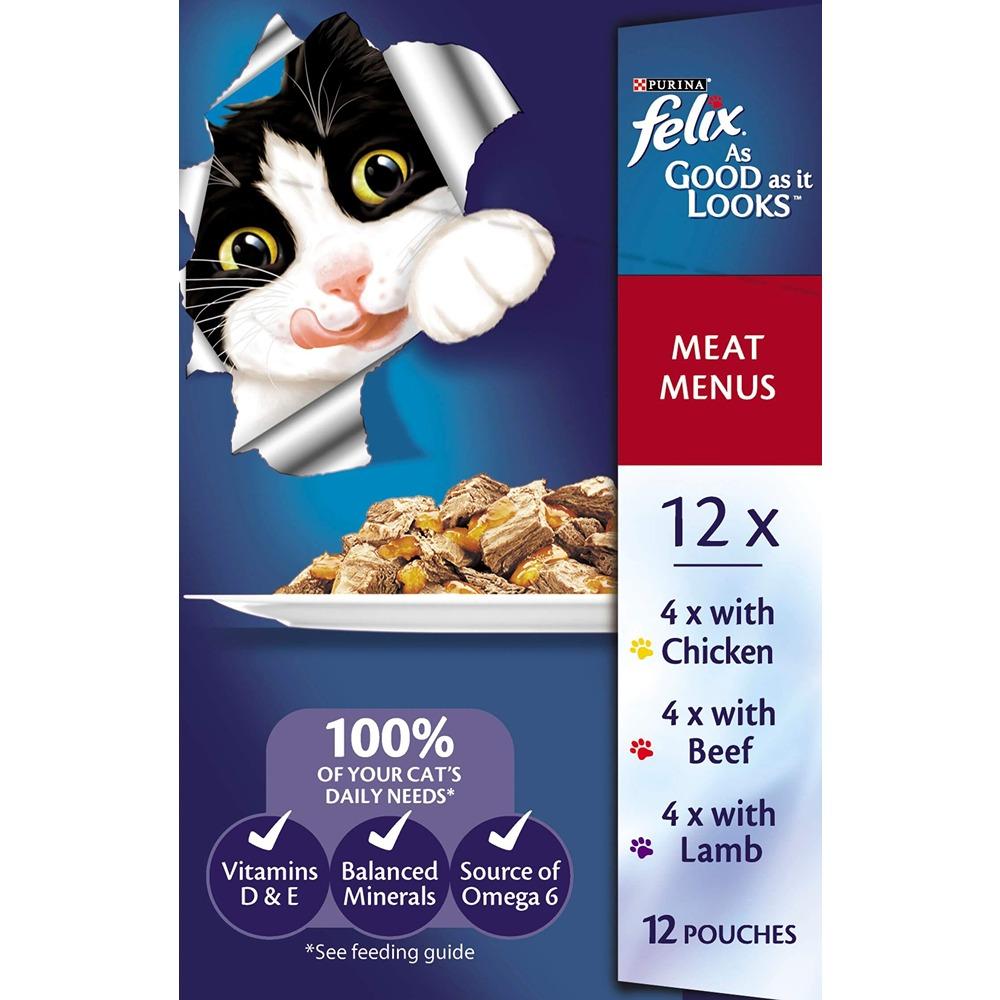 Felix As Good As It Looks Meat Menu Wet Cat Food