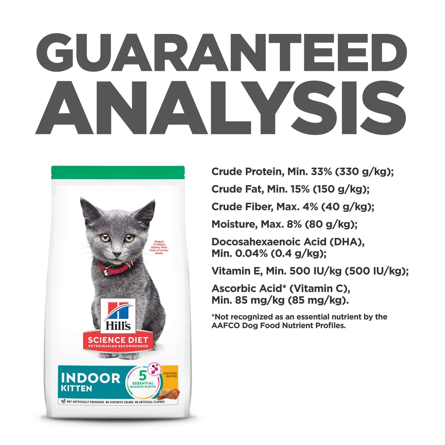 Hill's Science Diet Indoor Kitten Dry Cat Food