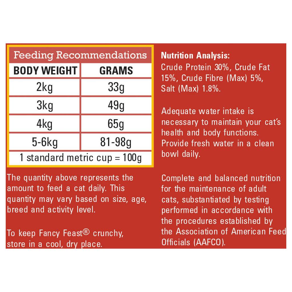 Fancy Feast Beef, Salmon & Cheese Adult Dry Cat Food 1.4kg