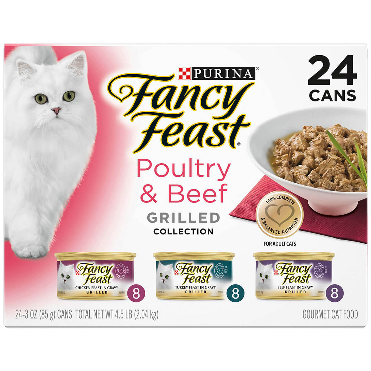 Fancy Feast Classic Beef & Poultry Grilled 24x85g