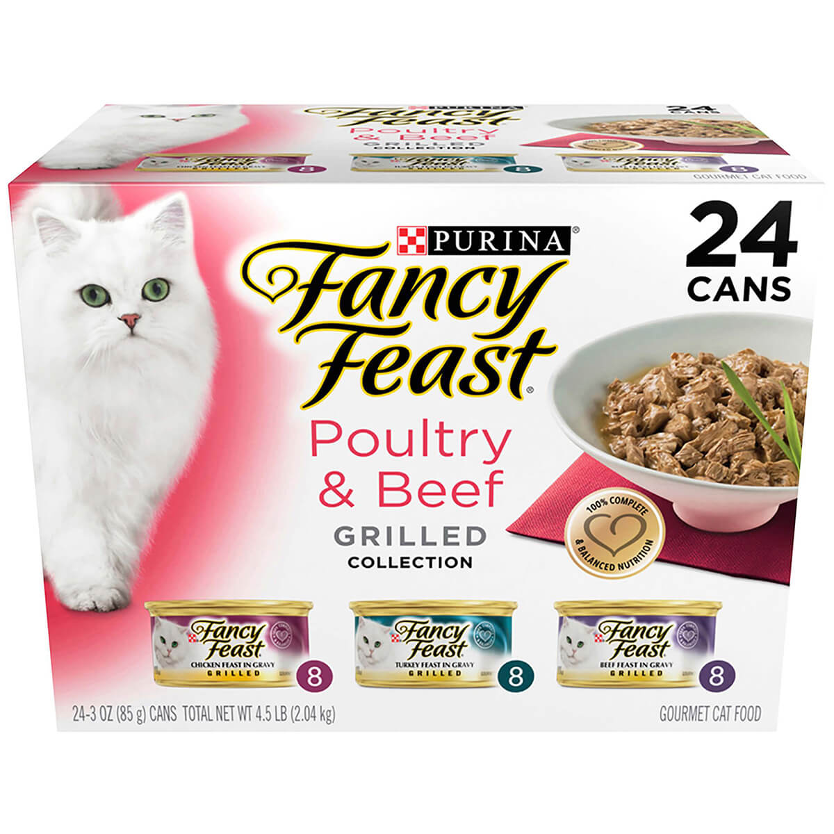 Fancy Feast Classic Beef & Poultry Grilled 24x85g