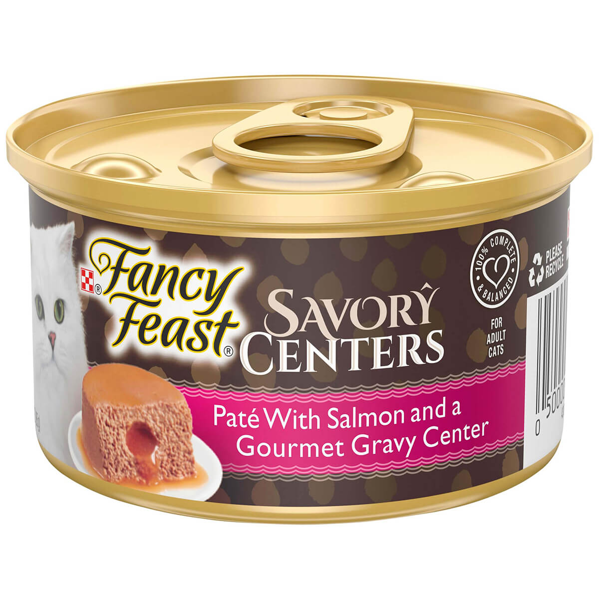 Fancy Feast Savory Centers Pate With Salmon and a Gourmet Gravy Center 85g