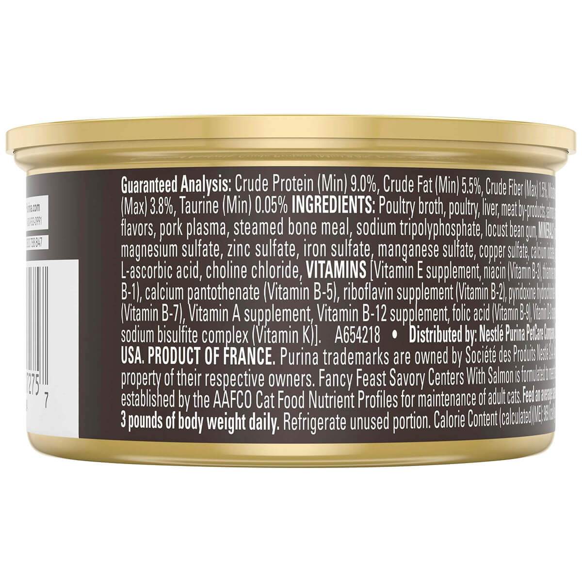 Fancy Feast Savory Centers Pate With Salmon and a Gourmet Gravy Center 85g