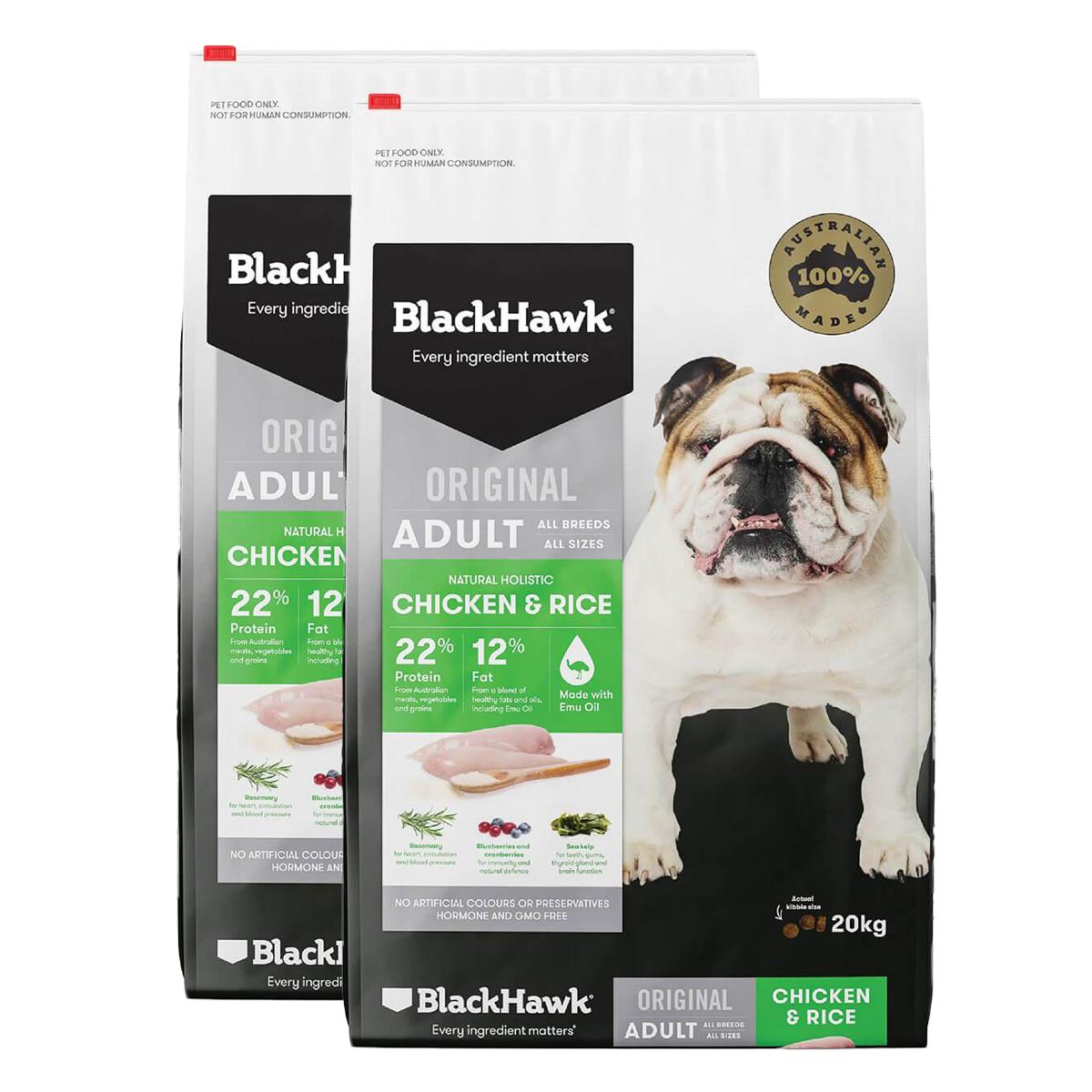 Black Hawk Original Adult Chicken & Rice Dry Dog Food