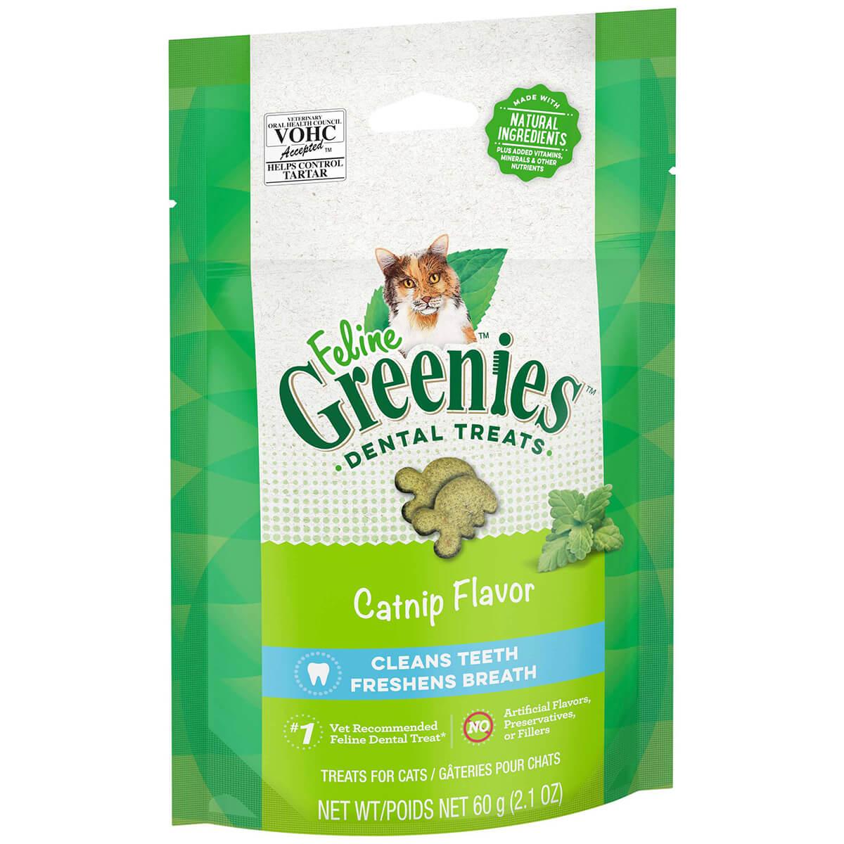 Greenies Catnip Feline Cat Dental Treats
