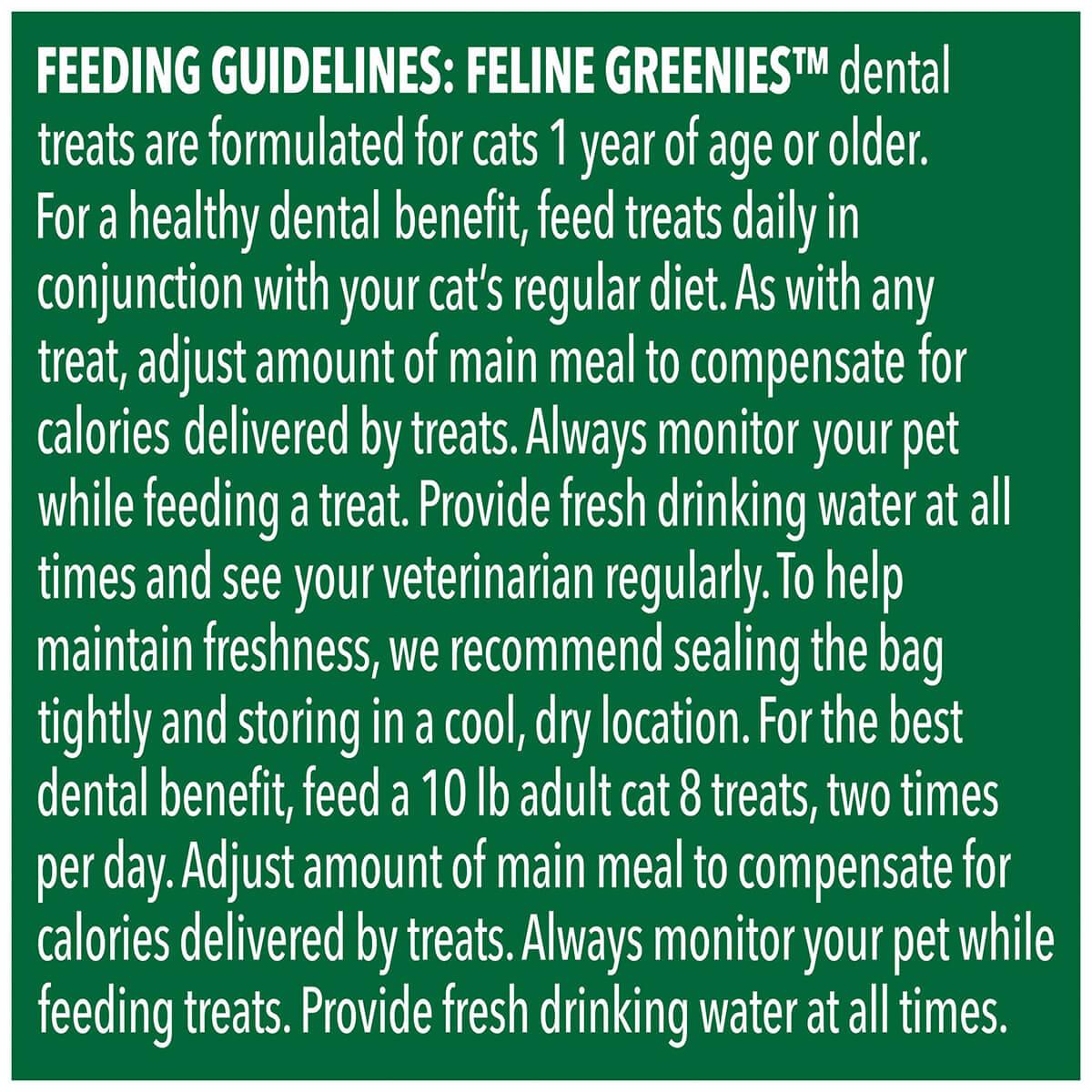 Greenies Oven Roasted Chicken Feline Cat Dental Treats