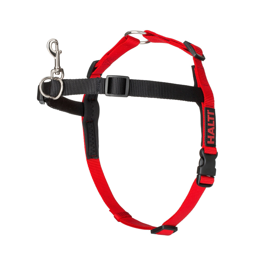 Halti Front Control Harness Black/Red