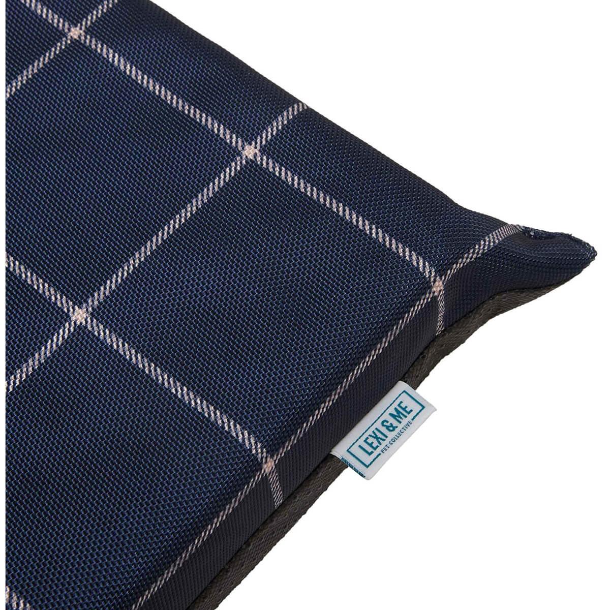 Lexi & Me Kennel/Crate Mat French Navy Check