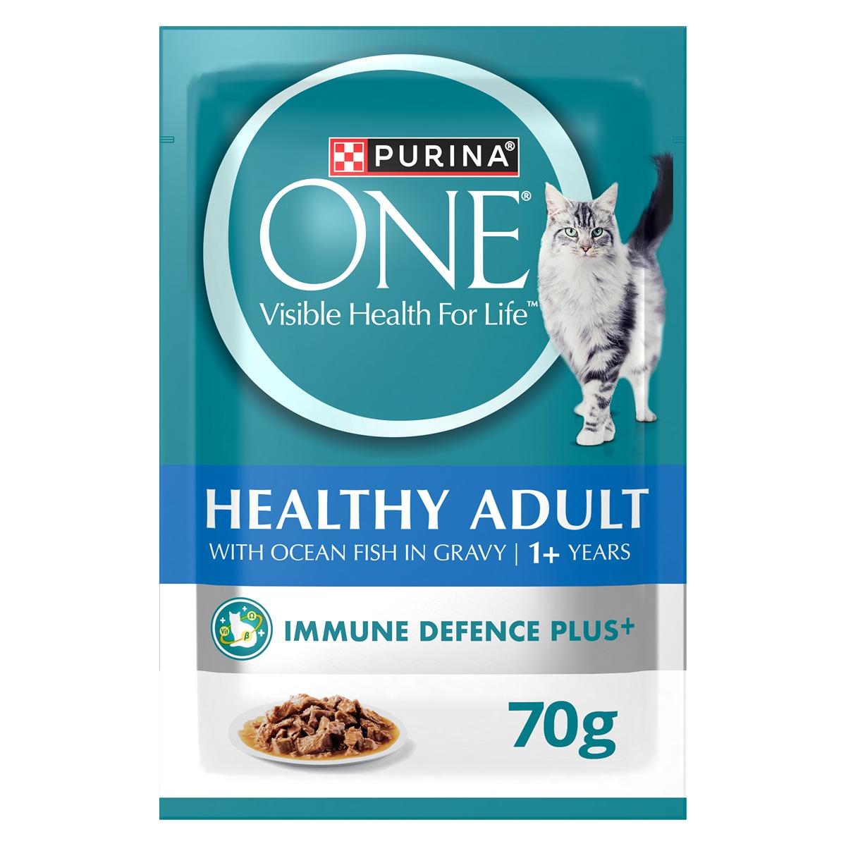 Purina One Adult Ocean Fish Wet Cat Food