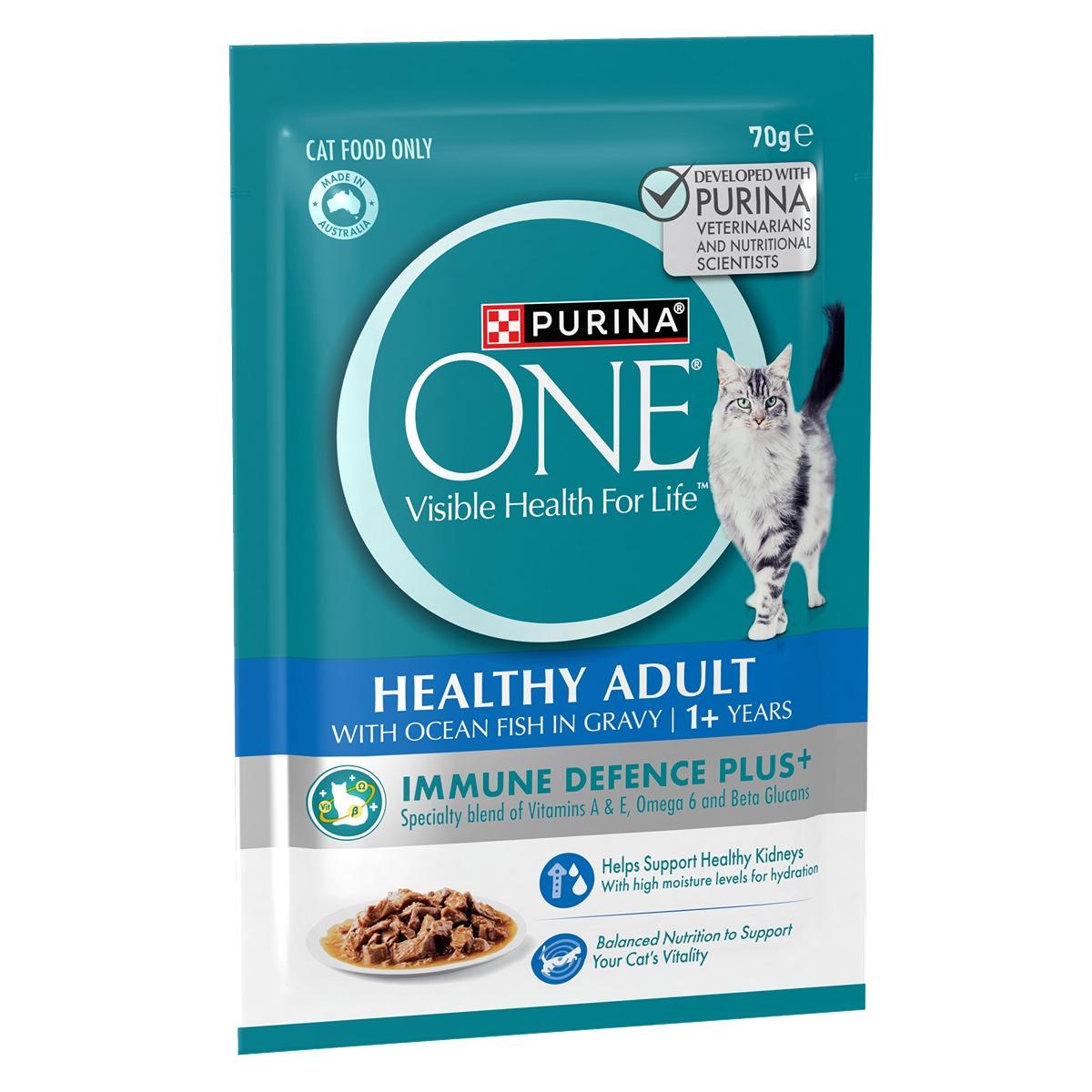 Purina One Adult Ocean Fish Wet Cat Food