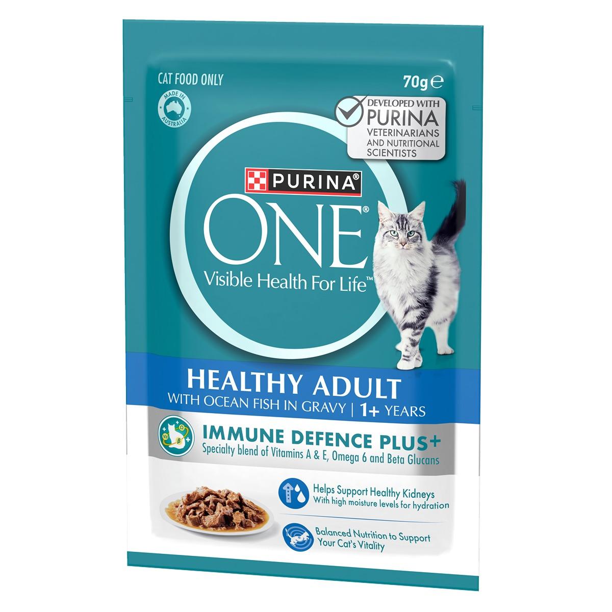 Purina One Adult Ocean Fish Wet Cat Food