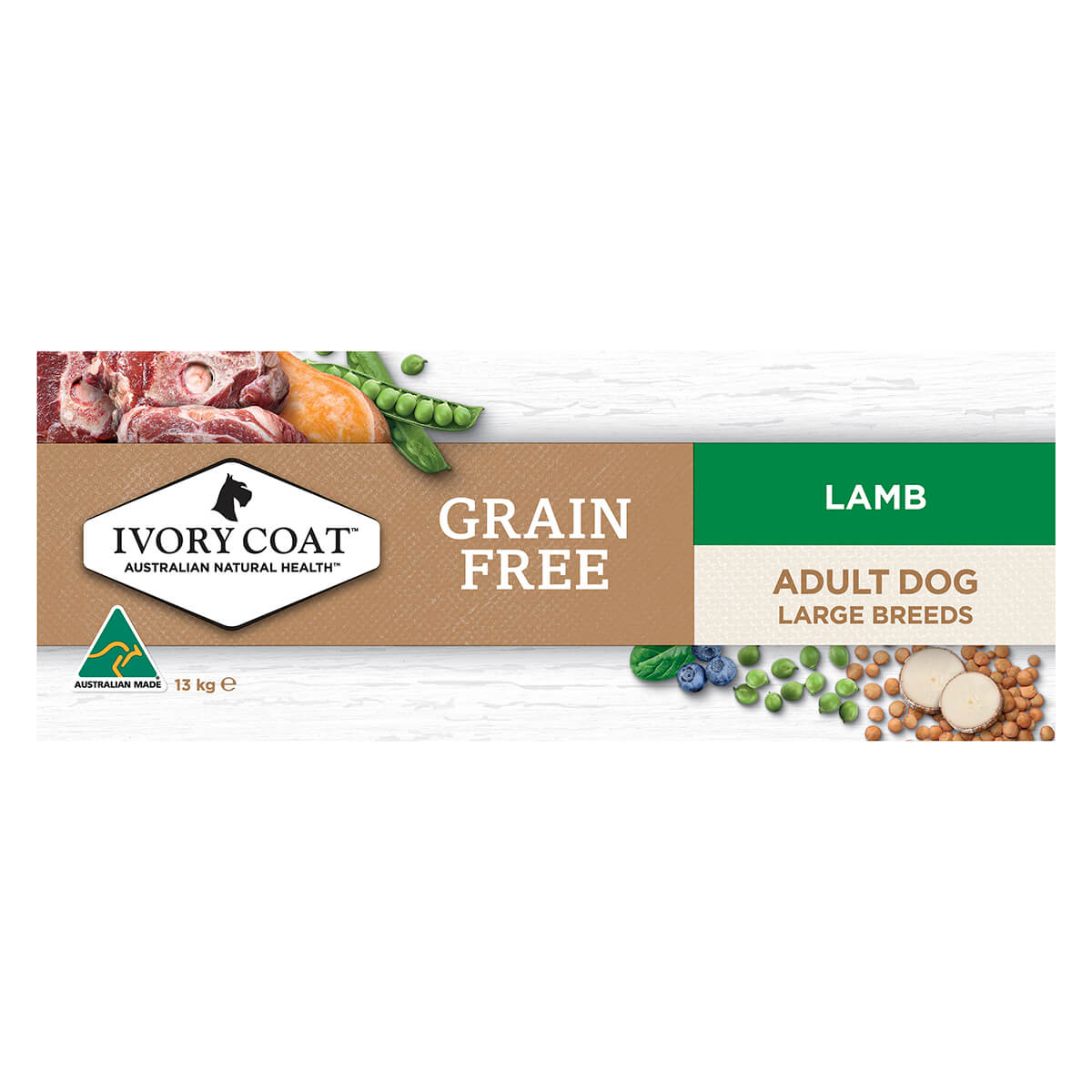 Ivory Coat Grain Free Large Breed Adult Lamb Dry Dog Food
