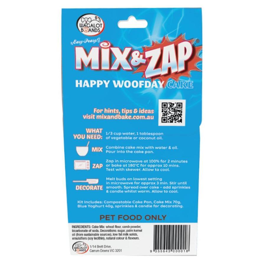 Mix & Zap Happy Woofday Cake Kit