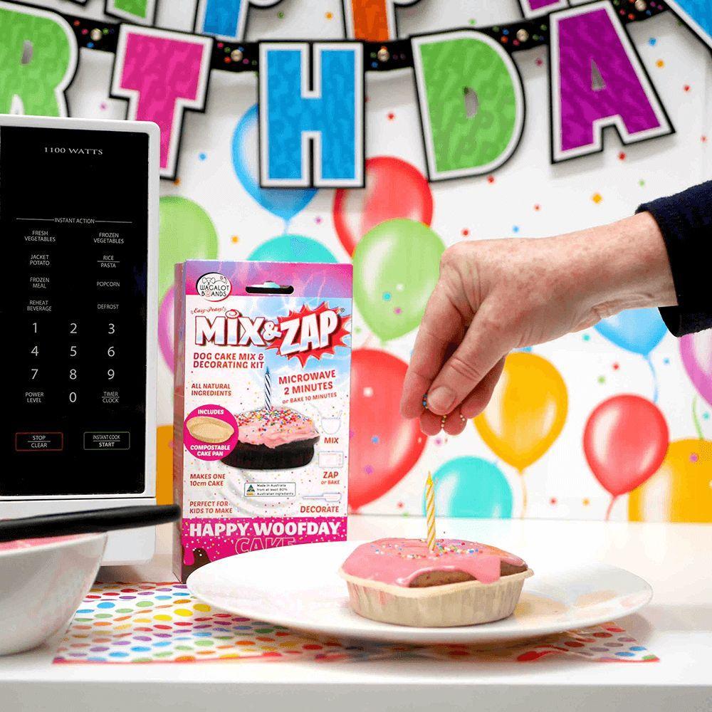 Mix & Zap Happy Woofday Cake Kit