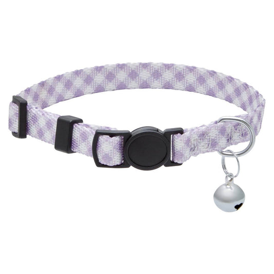Lexi & Me Cat Collar Lilac Gingham