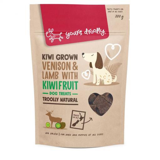 Yours Droolly Kiwi Grown Venison, Lamb & Kiwifruit Dog Treats