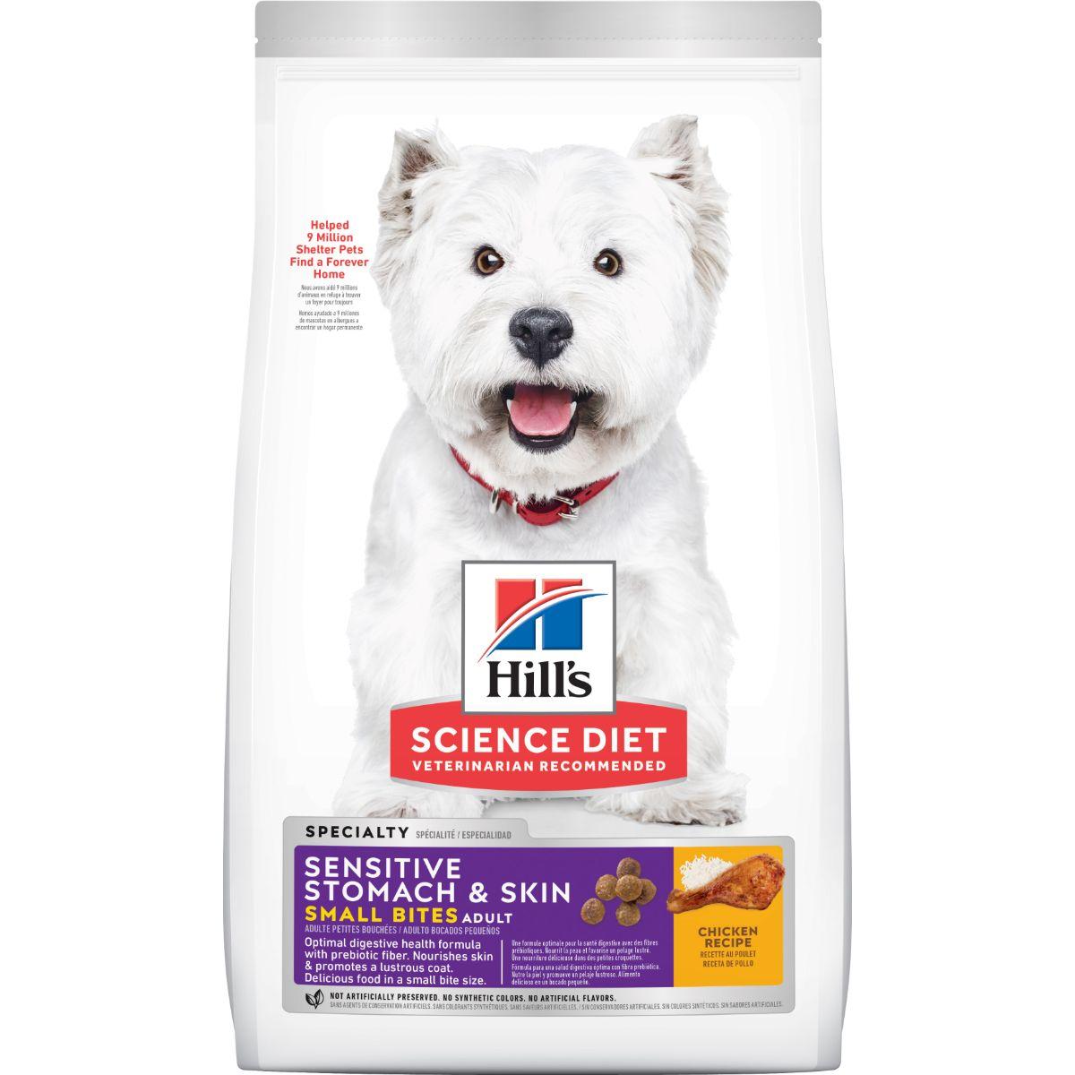 Hill's Science Diet Sensitive Skin & Stomach Adult Small Bites Dry Dog Food 6.80kg