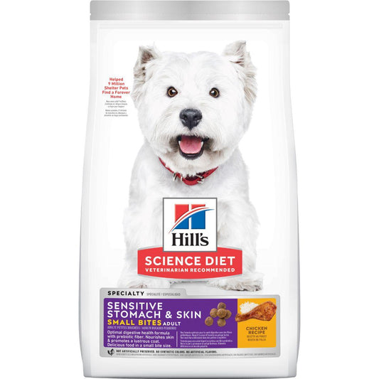 Hill's Science Diet Sensitive Skin & Stomach Adult Small Bites Dry Dog Food 6.80kg