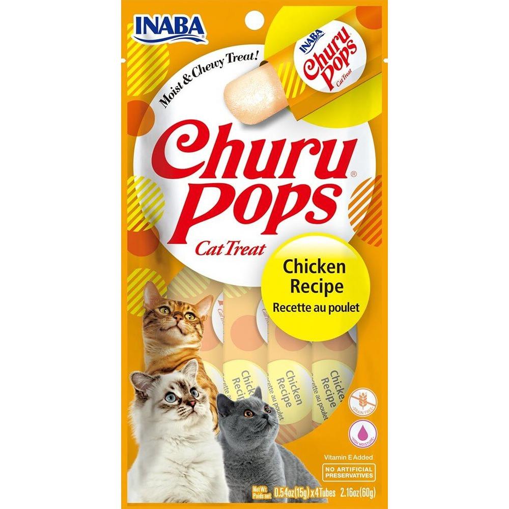Inaba Churu Pops Chicken Recipe Cat Treats