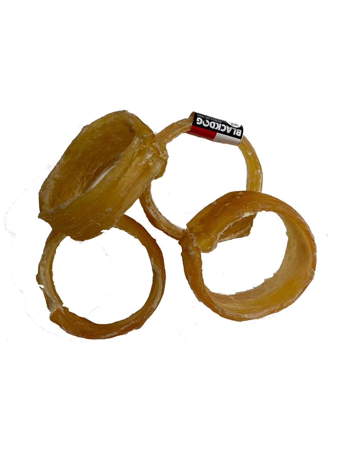 Blackdog Beef Tendon Rings Dog Treat