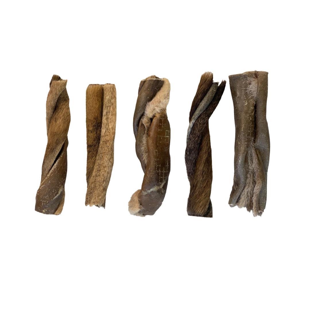 Evolution Naturals Kangaroo Natural Hide Twist Dog Treat