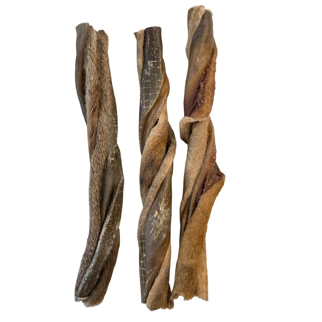 Evolution Naturals Kangaroo Natural Hide Twist Dog Treat