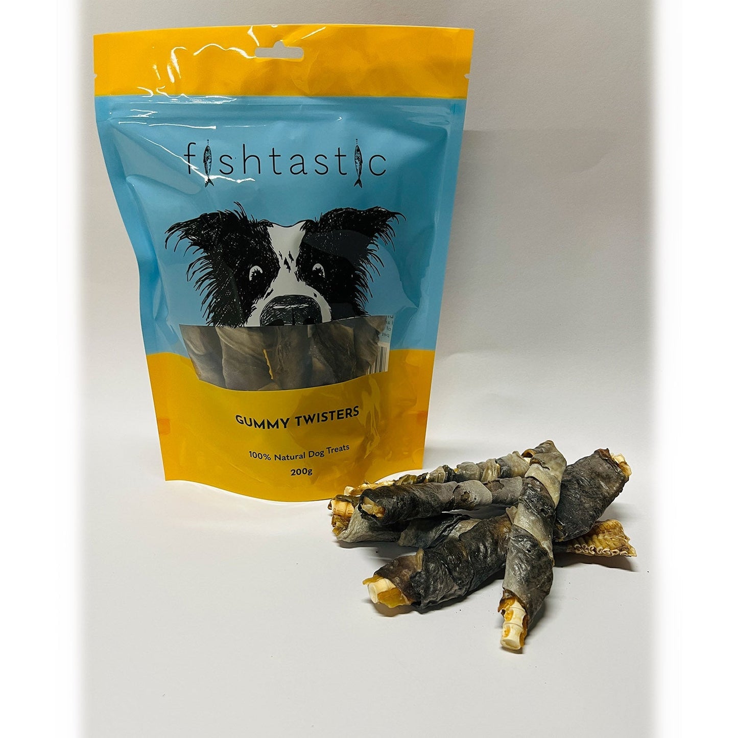 Fishtastic Gummy Twisters Dog Treats